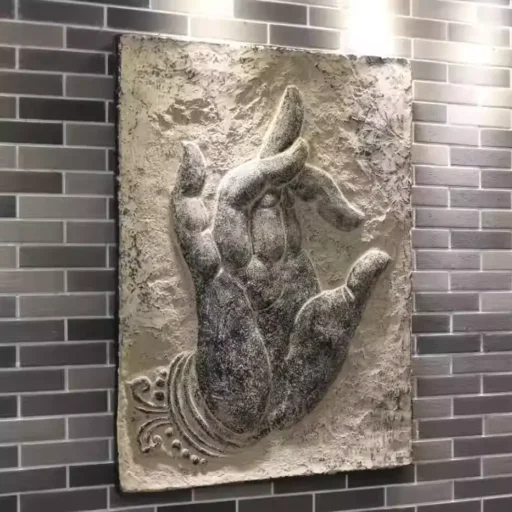 仿古禪意招財佛手壁飾